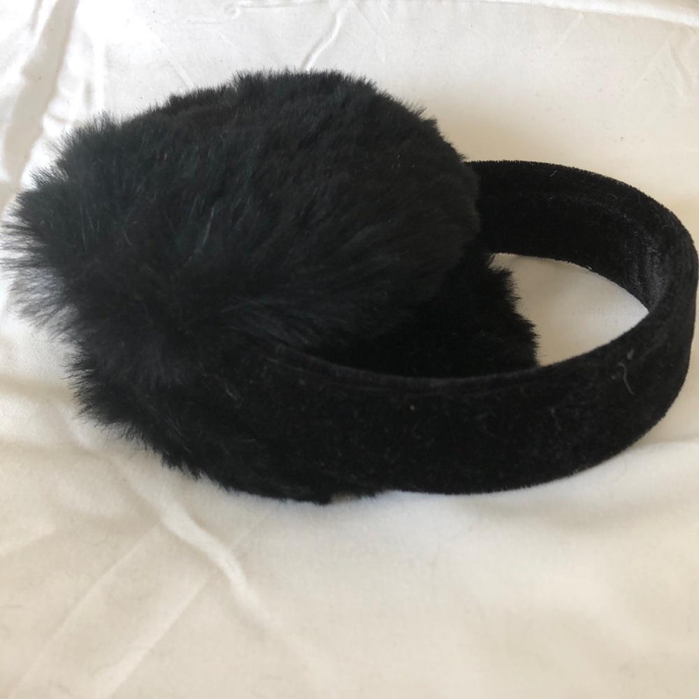 Dena Dyed Real Rabbit Fur Earmuffs Ear Warmers